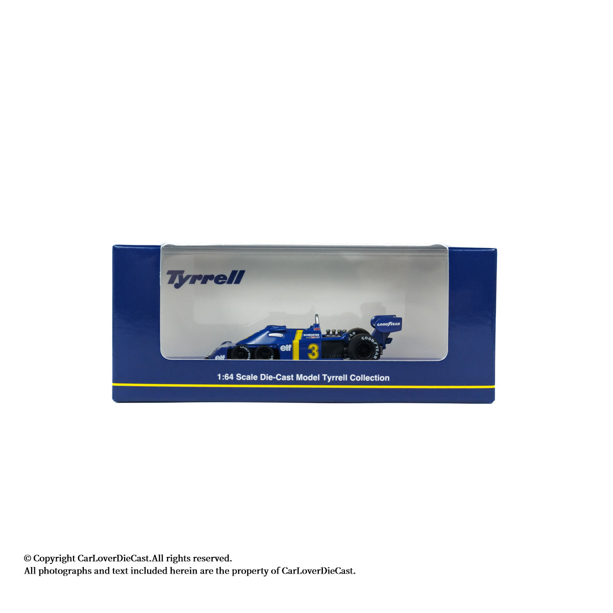 Kyosho 1:64 Tyrrell P34 1976 NO.3 / NO.4 Chinese Version K07038B1