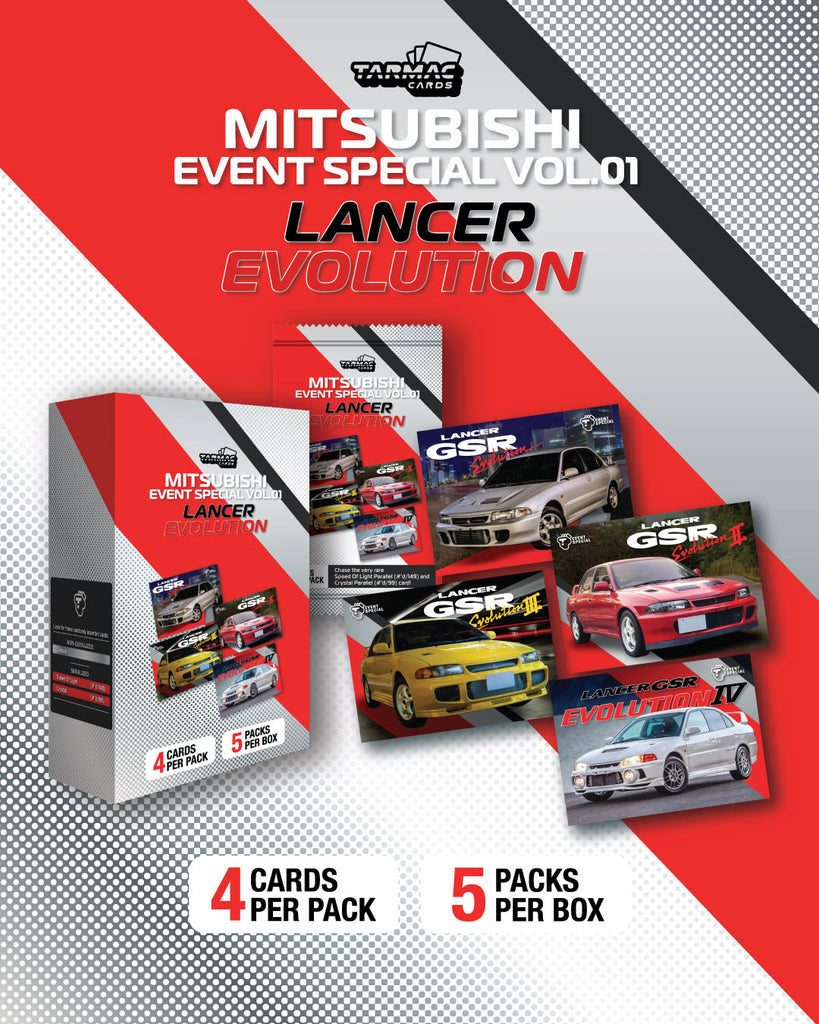 新品未開封 Rich Man BURST ver. 10冊 全員 All セット Tarmac Cards Mitsubishi Event Special Vol.01 - Lancer Evolution TC