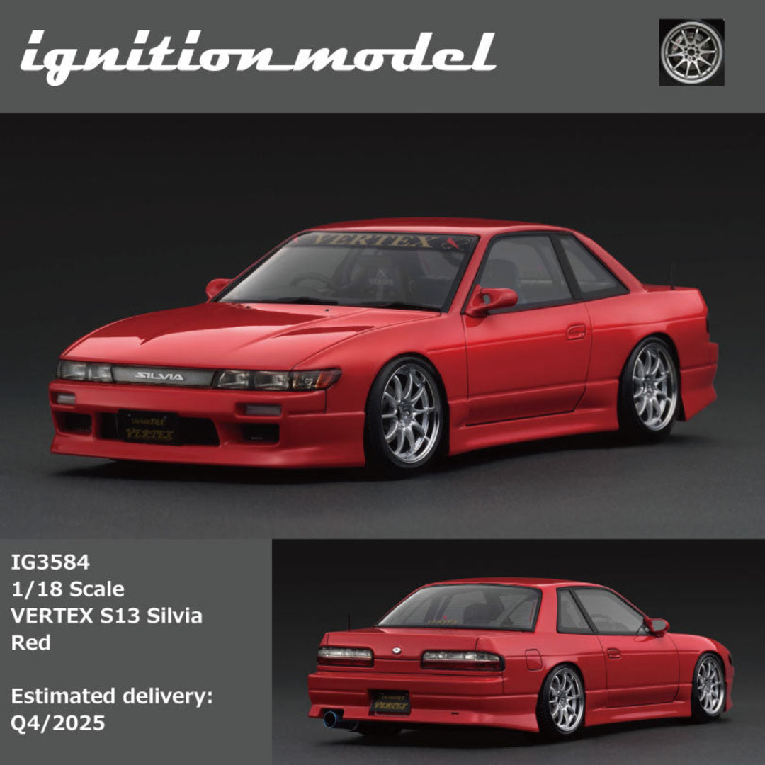[Preorder] Ignition Model 1:18 VERTEX S13 Silvia White/Red (2 Colours)