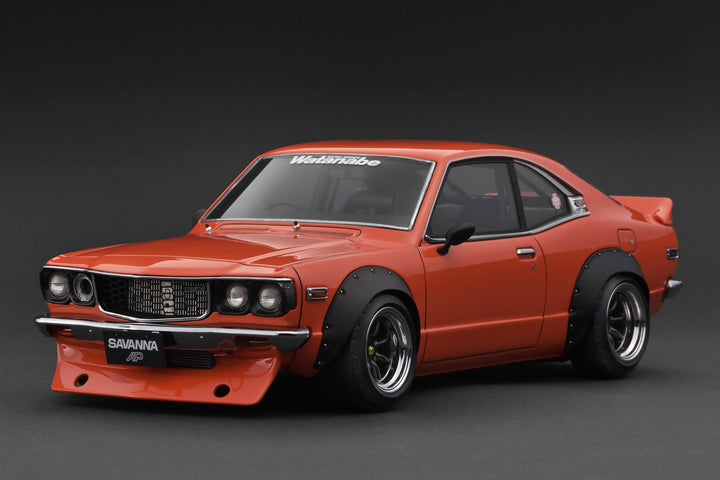 [Preorder] Ignition Model 1:18 Mazda Savanna (S124A) Semi Works Green/Orange (2 Colours)