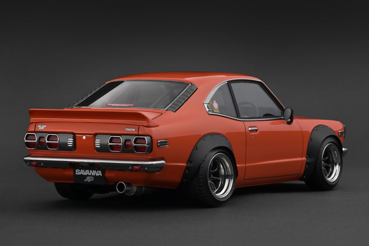 [Preorder] Ignition Model 1:18 Mazda Savanna (S124A) Semi Works Green/Orange (2 Colours)