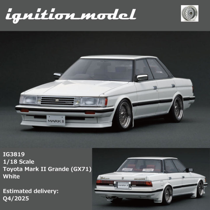 [Preorder] Ignition Model 1:18 Toyota Mark II Grande (GX71) White/Gold (2 Colours)