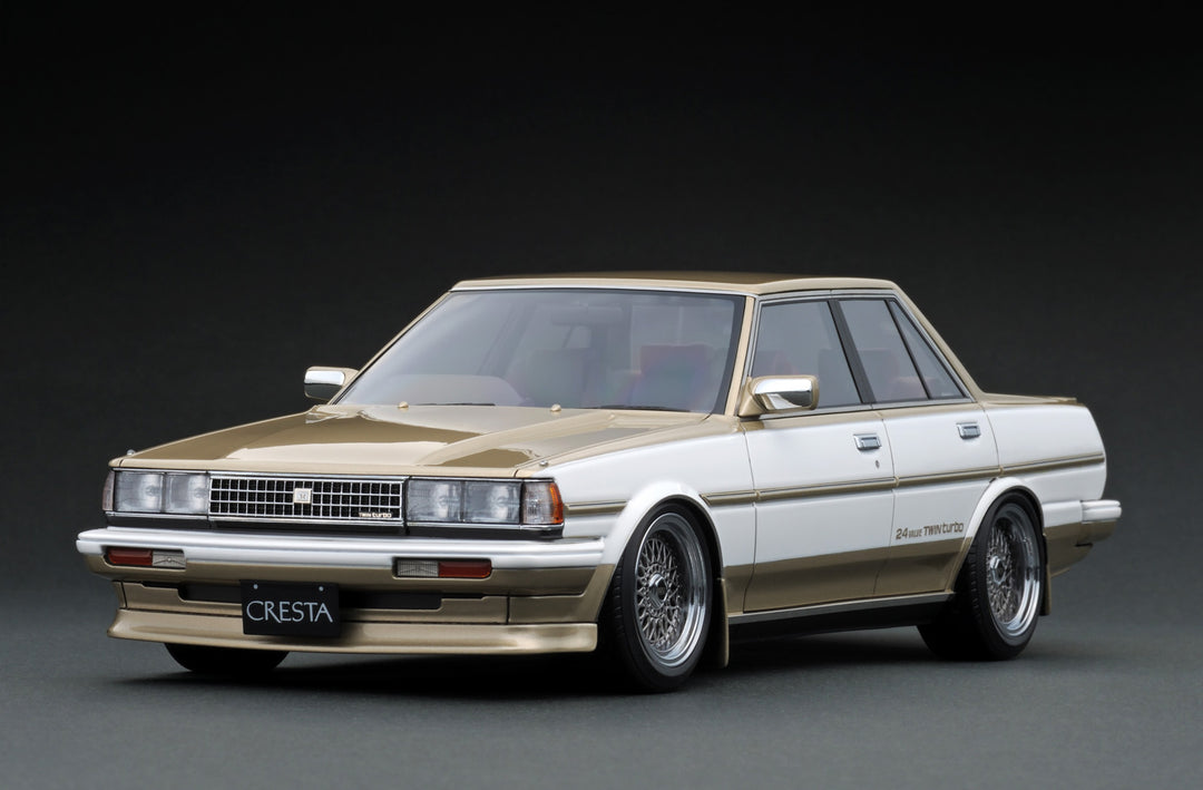 [Preorder] Ignition Model 1:18 Toyota CRESTA GT TWIN TURBO (GX71) Pearl White/Gold (2 Colours)