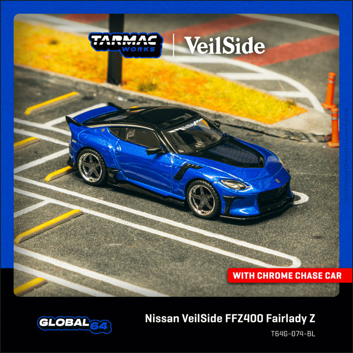 [Preorder] Tarmac Works 1:64 Nissan VeilSide FFZ400 Fairlady Z Blue T64G-074-BL