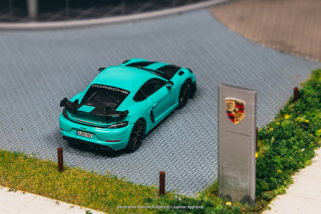 [Preorder] Tarmac Works 1:64 Porsche Cayman GT4RS Mint Green T64S-022-MG