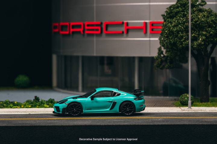 [Preorder] Tarmac Works 1:64 Porsche Cayman GT4RS Mint Green T64S-022-MG