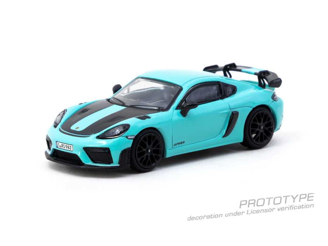 [Preorder] Tarmac Works 1:64 Porsche Cayman GT4RS Mint Green T64S-022-MG