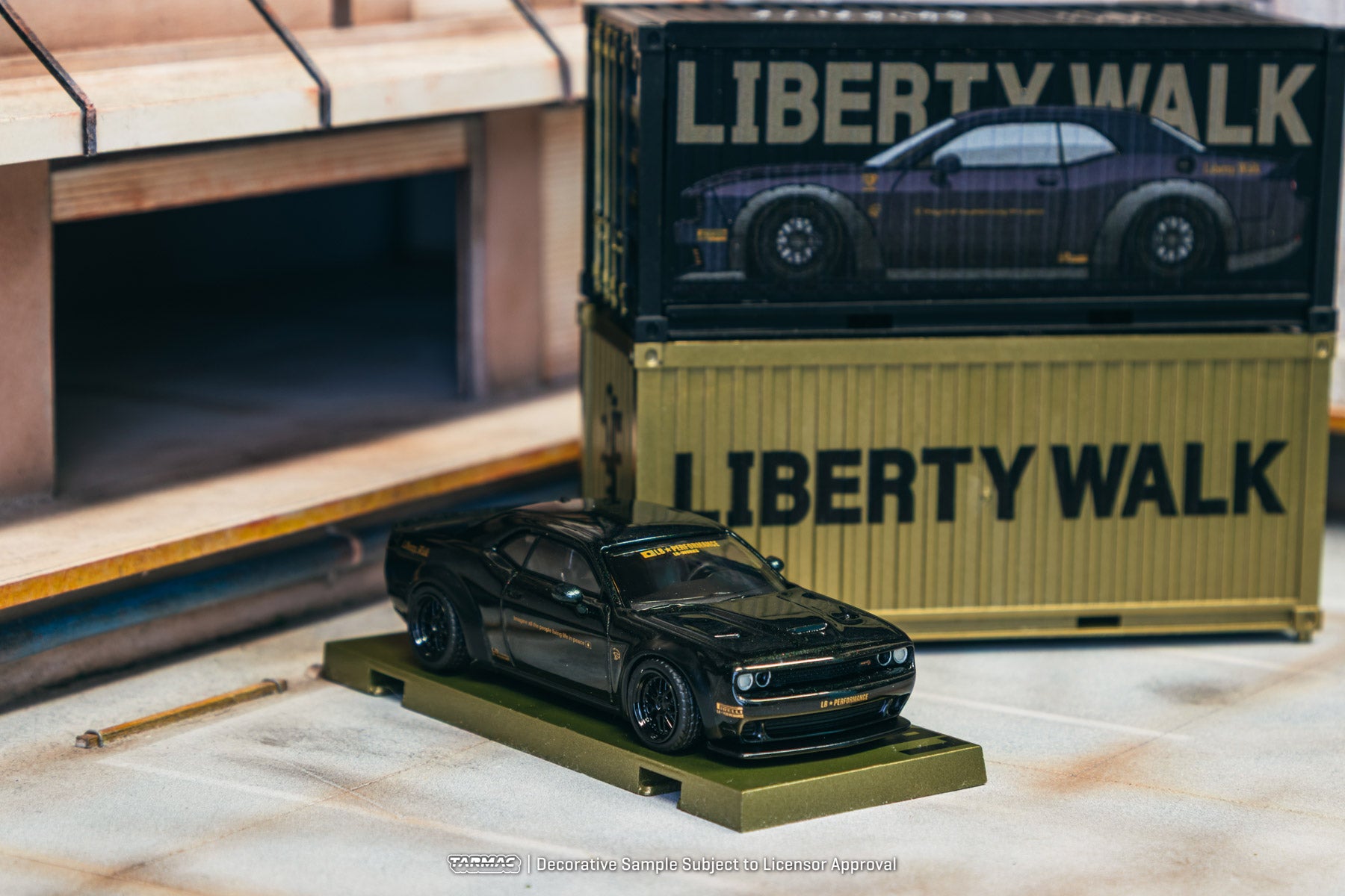 リバティウォークLBWK DODGE tarmac 限定 TARMAC WORKS GLOBAL64 1/64 LB-WORKS Dodge Challenger SRT