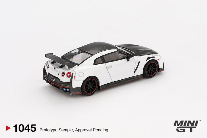 [Preorder] MINIGT 1:64 Mini GT 1:64 Nissan GT-R Nismo 2024 – Brilliant White Pearl MGT01045-BL