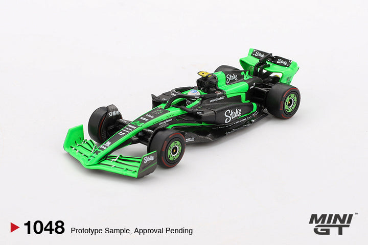 [Preorder] MINIGT 1:64 F1 Kick Sauber C44 #24 Guanyu Zhou 2024 F1 2024 Chinese GP MGT01048-BL