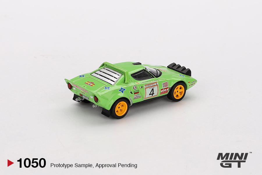 [Preorder] MINIGT 1:64 Lancia Stratos HF #4 1979 Spanish Rally Champion MGT01050-BL