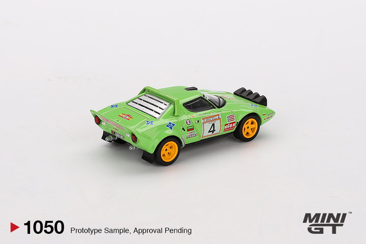 [Preorder] MINIGT 1:64 Lancia Stratos HF #4 1979 Spanish Rally Champion MGT01050-BL