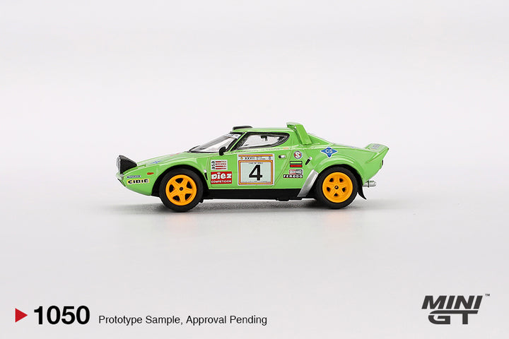 [Preorder] MINIGT 1:64 Lancia Stratos HF #4 1979 Spanish Rally Champion MGT01050-BL