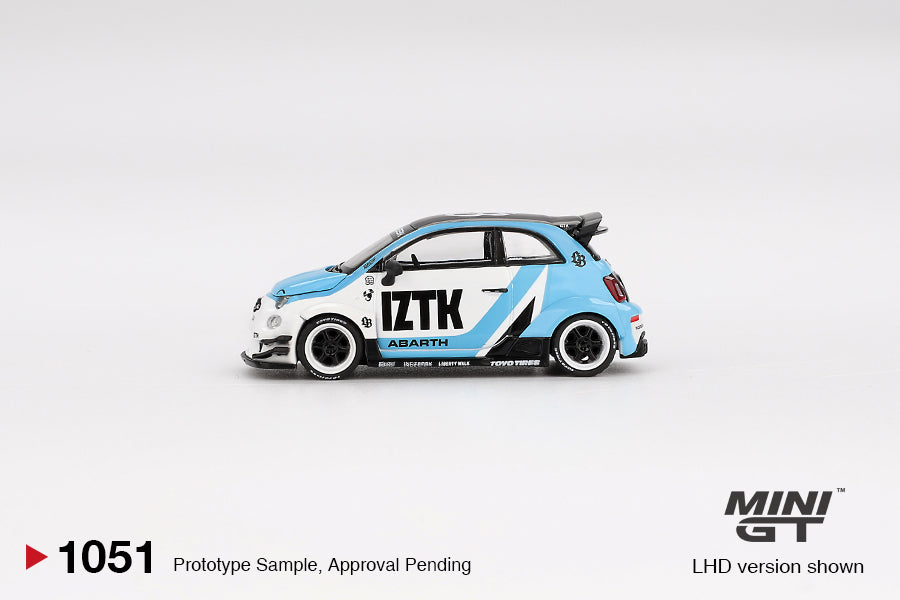 [Preorder] MINIGT 1:64 Abarth 595 LB-WORKS x Abas Works IZTK MGT01051-BL