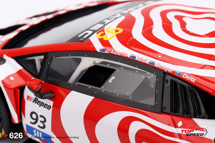 [Preorder] TOPSPEED 1:18 Lamborghini Huracan GT3 EVO2 #93 Wall Racing 2024 Bathurst 12 Hrs TS0626