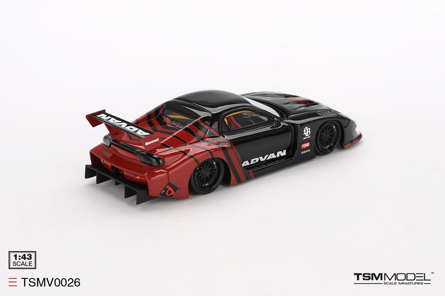 Preorder] TSM 1:43 MAZDA RX-7 LB-Super Silhouette Advan