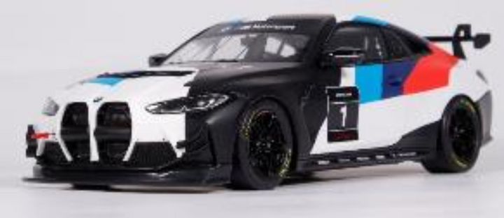 [Preorder] OttO 1:18 BMW M4 GT4 GT4 WHITE PRESENTATION 2022 OT1228
