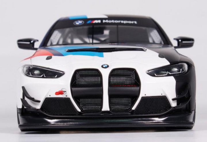 [Preorder] OttO 1:18 BMW M4 GT4 GT4 WHITE PRESENTATION 2022 OT1228