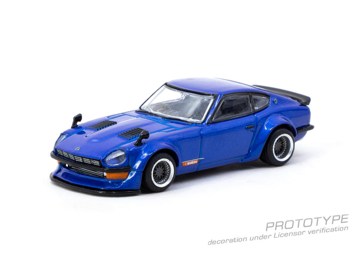 [Preorder] Tarmac Works 1:64 Nissan Fairlady Z S30 Widebody - Designed by Jon Sibal Blue T64G-062-BL