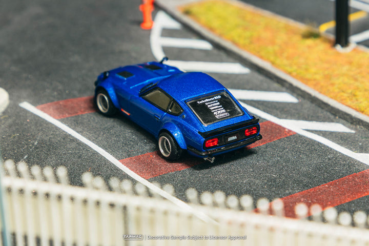 [Preorder] Tarmac Works 1:64 Nissan Fairlady Z S30 Widebody - Designed by Jon Sibal Blue T64G-062-BL