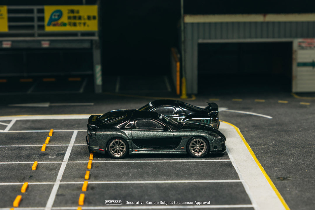 [Preorder] Tarmac Works 1:64 Mazda RX-7 VeilSide Fortune7 Grey metallic / Black T64G-075-GY