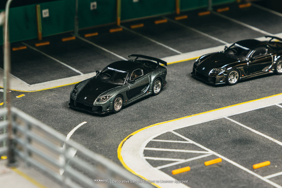 [Preorder] Tarmac Works 1:64 Mazda RX-7 VeilSide Fortune7 Grey metallic / Black T64G-075-GY