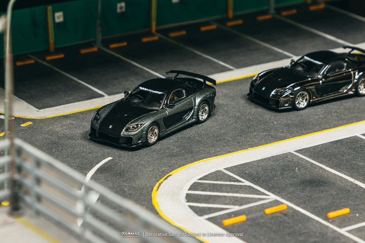 [Preorder] Tarmac Works 1:64 Mazda RX-7 VeilSide Fortune7 Grey metallic / Black T64G-075-GY