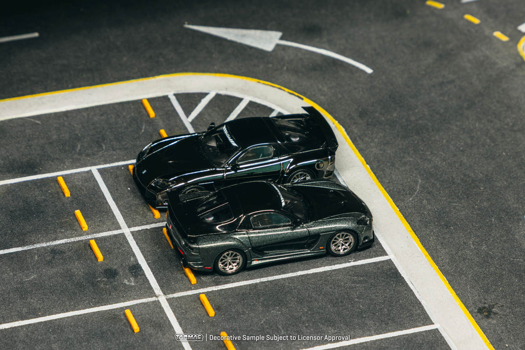 [Preorder] Tarmac Works 1:64 Mazda RX-7 VeilSide Fortune7 Grey metallic / Black T64G-075-GY
