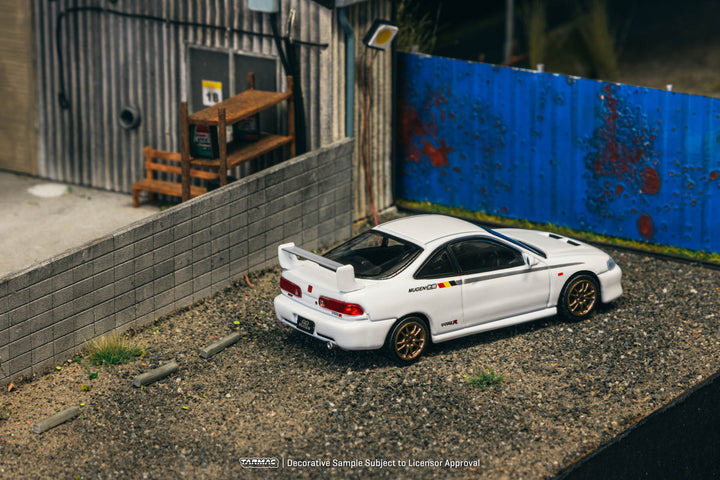 [Preorder] Tarmac Works 1:64 Honda Integra TYPE R DC2 MUGEN Championship White T64G-TL059-WH