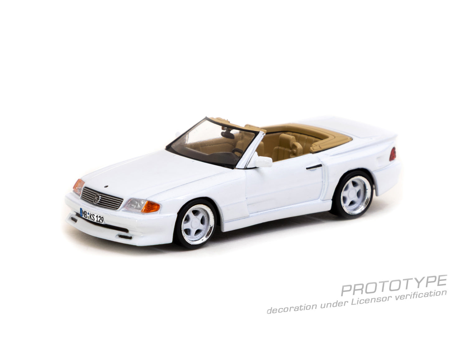 Tarmac Works 1:64 Mercedes-Benz SL 500 Koenig Specials White T64G