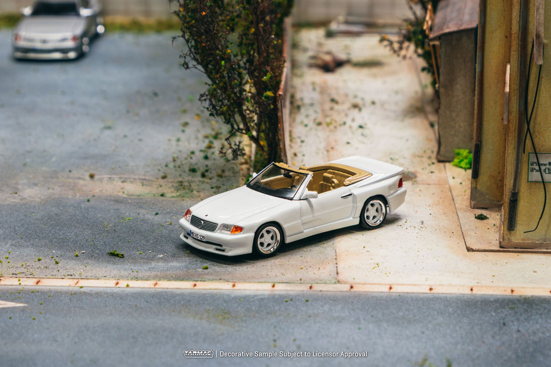 【新品・未使用】イタリア　DE SILVA 『ガーリックセラー』 Tarmac Works 1:64 Mercedes-Benz SL 500 Koenig Specials Silver T64G