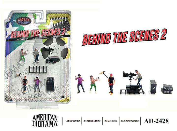 [Preorder] American Diorama 1:64 Figure set - Behind the Scenes 2 AD-2428
