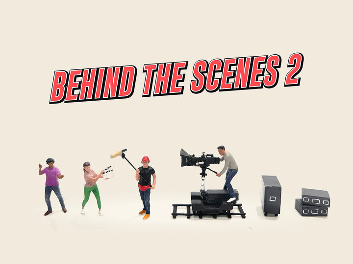 [Preorder] American Diorama 1:64 Figure set - Behind the Scenes 2 AD-2428
