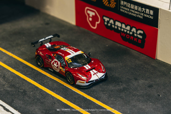 [Preorder] Tarmac Works 1:64 Ferrari 488 GT3 Macau GT Cup - FIA GT World Cup 2023 T64-072-23MGP52