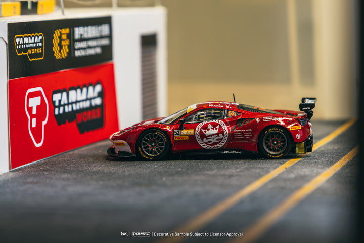 [Preorder] Tarmac Works 1:64 Ferrari 488 GT3 Macau GT Cup - FIA GT World Cup 2023 T64-072-23MGP52