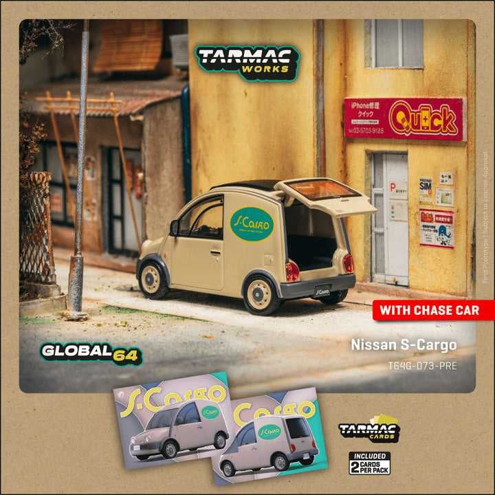 [Preorder] Tarmac Works 1:64 Nissan S-Cargo Presentation T64G-073-PRE