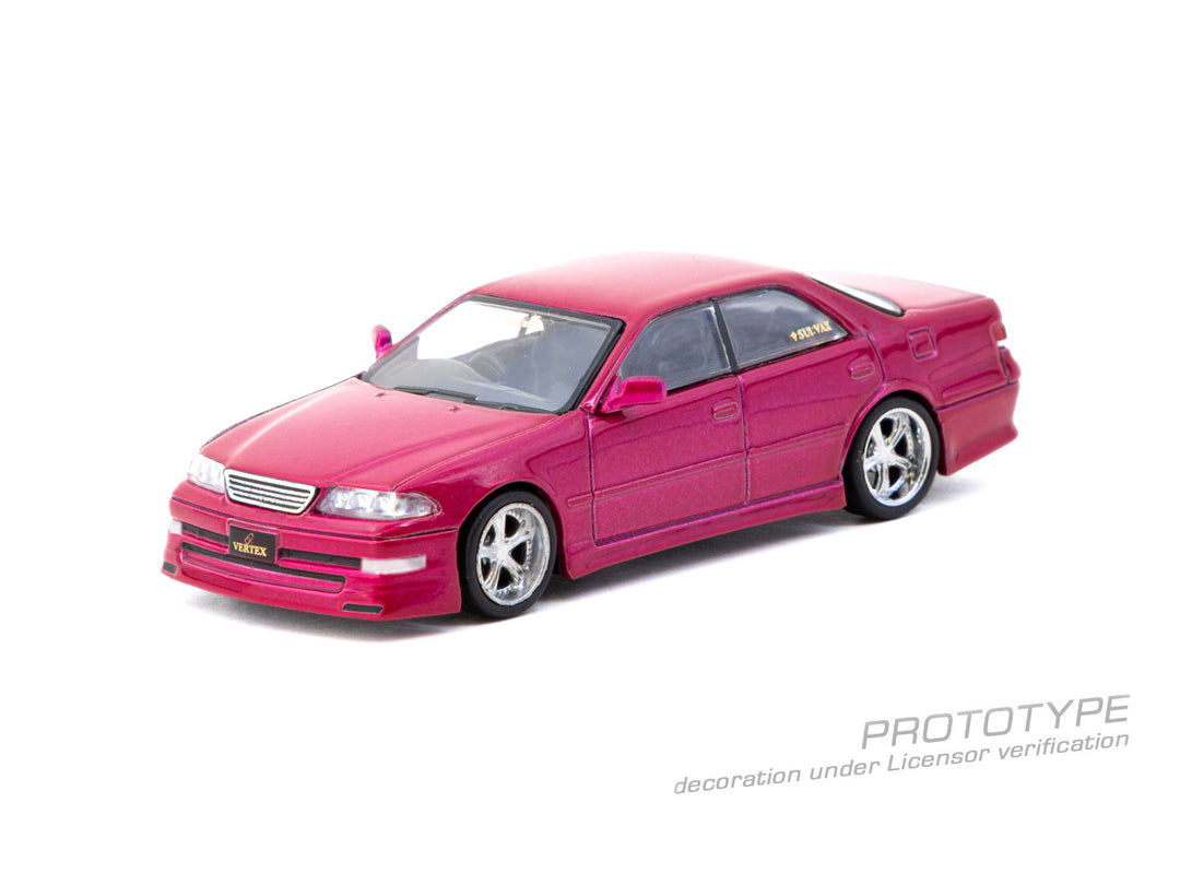 [Preorder] Tarmac Works 1:64 VERTEX Toyota Mark II JZX100 Red Metallic T64G-024-RE