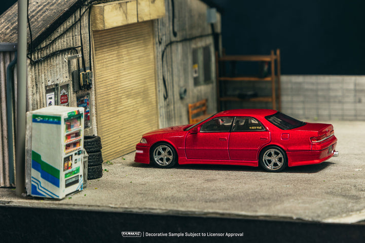 [Preorder] Tarmac Works 1:64 VERTEX Toyota Mark II JZX100 Red Metallic T64G-024-RE