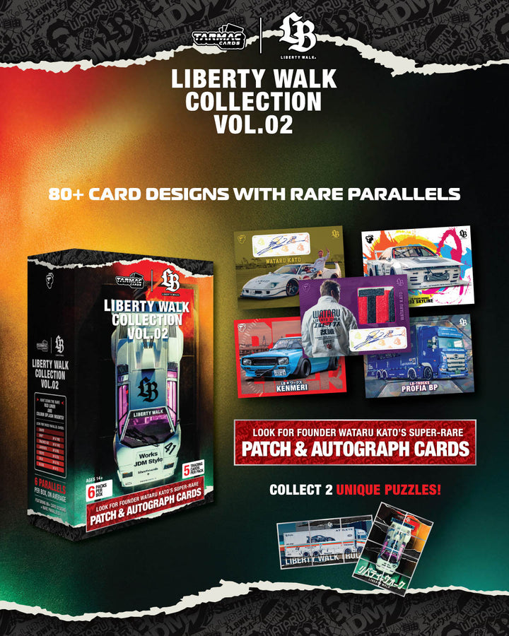[Preorder] Tarmac Works Tarmac Cards Liberty Walk Collection Vol.02 TC-LBC-02