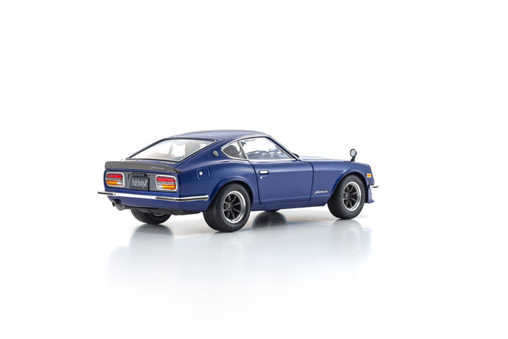 [Preorder] Kyosho 1:18 Nissan Fairlady Z-L (S30) - Blue/Silver Rim - 08220WBL