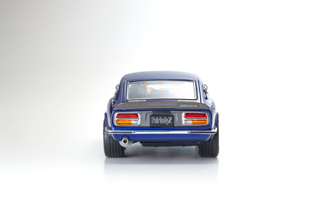 [Preorder] Kyosho 1:18 Nissan Fairlady Z-L (S30) - Blue/Silver Rim - 08220WBL