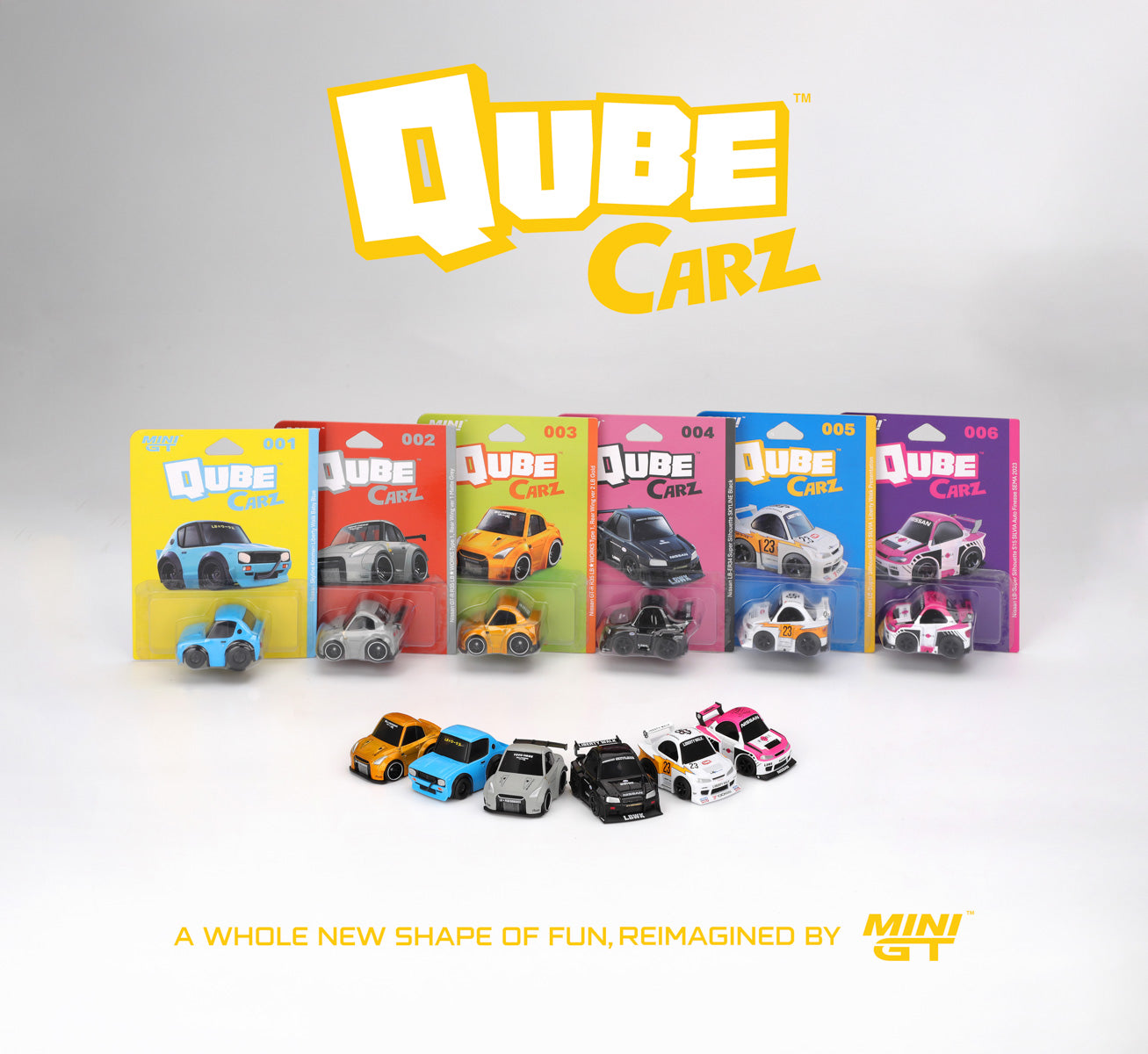 Preorder] MINIGT QubeCarz Nissan LB edition QZ00101-QZ00502