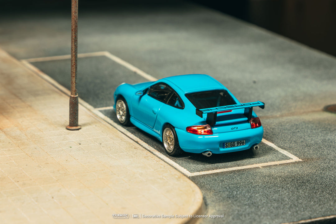 [Preorder] Tarmac Works 1:64 Porsche 911 GT3 (type 996) Light Blue T64G-069-BL