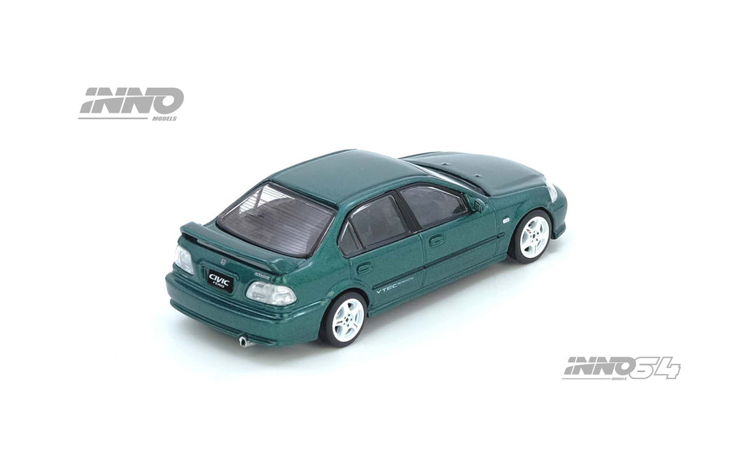 [Preorder] Inno64 1:64 HONDA CIVIC Ferio Si (EK) Green IN64-EKS-GREEN