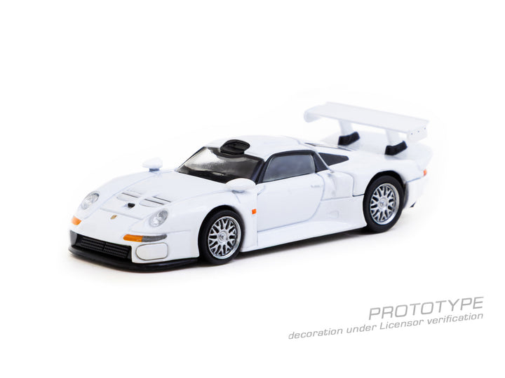[Preorder] Tarmac Works 1:64 Porsche 911 GT1 White T64P-004-WH