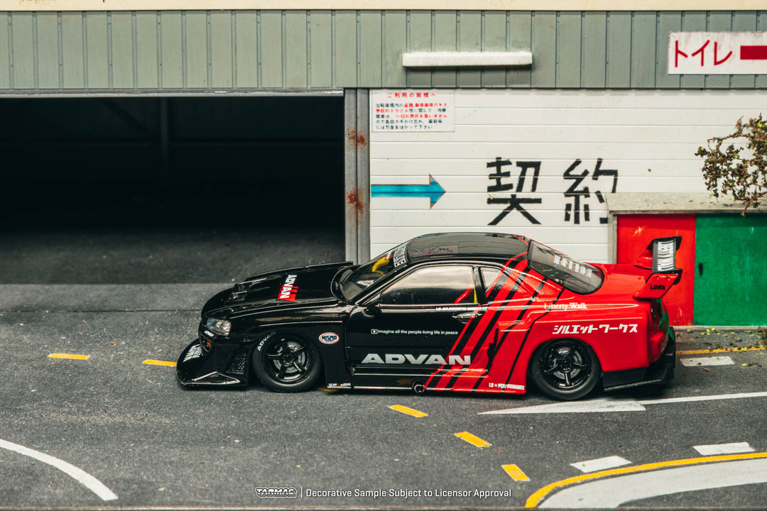 [Preorder] Tarmac Works 1:43 LB-ER34 Super Silhouette SKYLINE ADVAN – Black