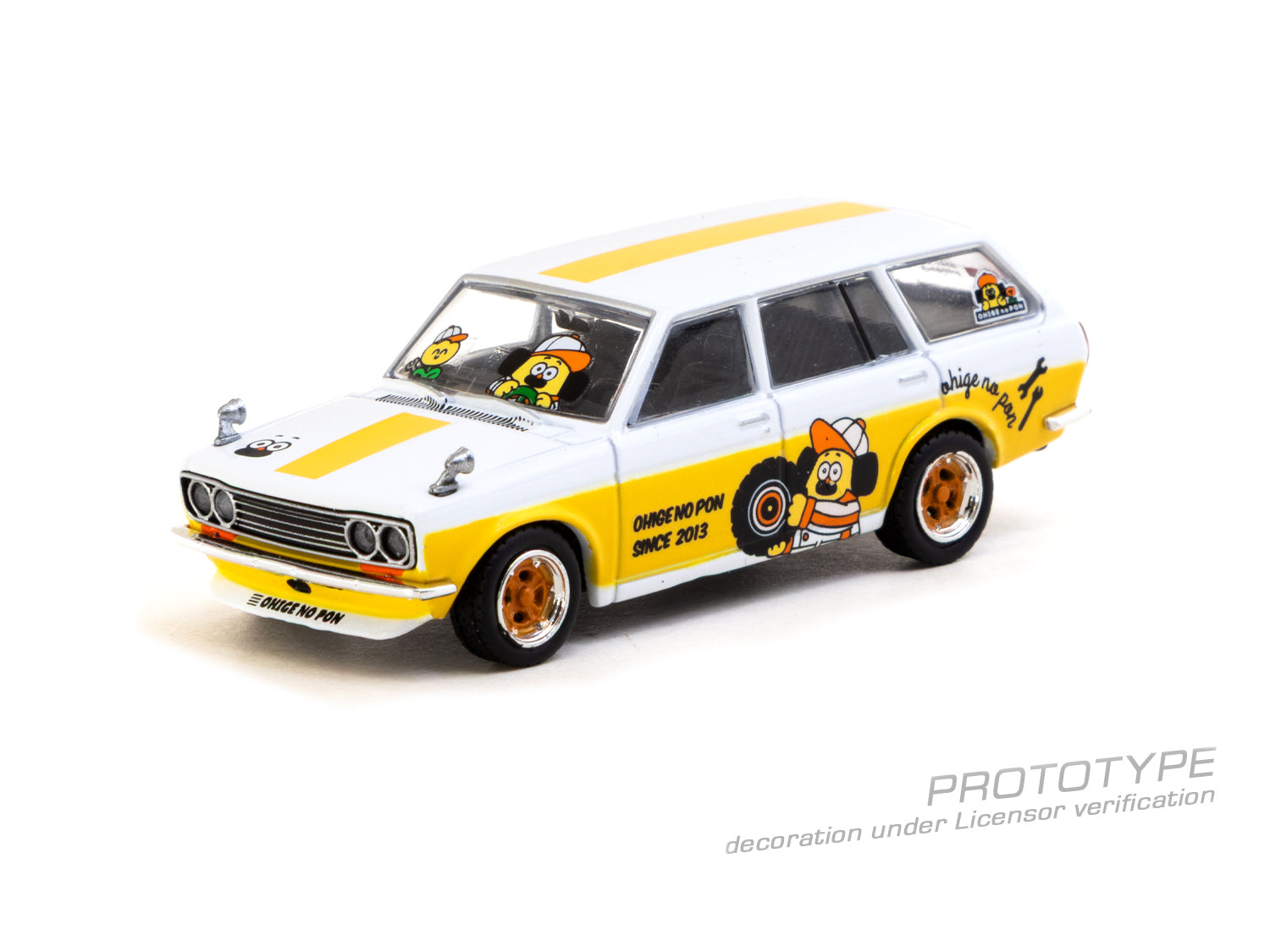 Tarmac Works 1:64 Datsun Bluebird 510 Wagon OHIGE no PON T64G-026