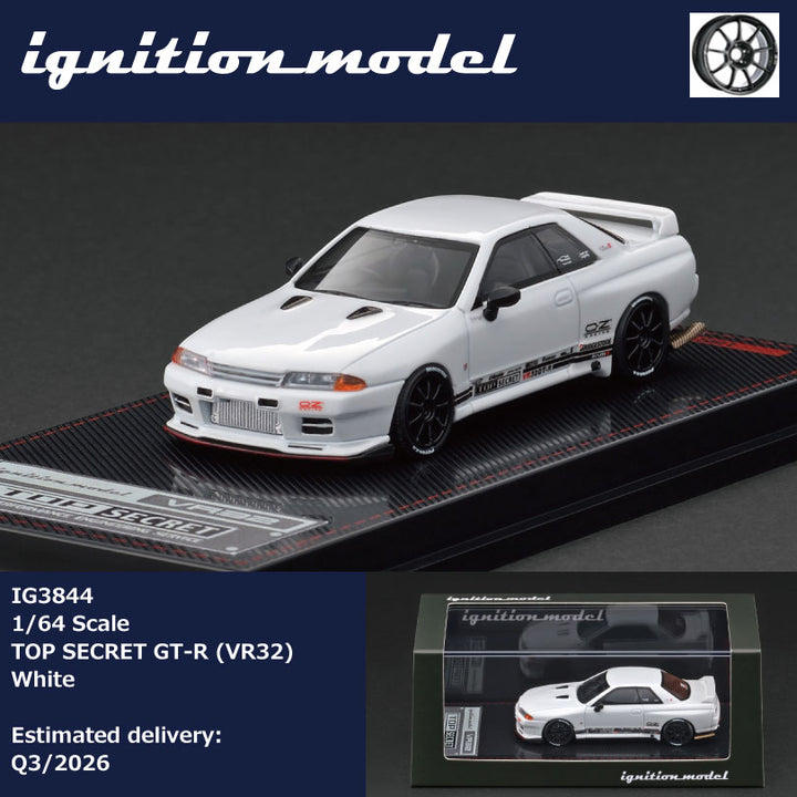 [Preorder] Ignition Model 1:64 TOP SECRET GT-R (VR32) White IG3844