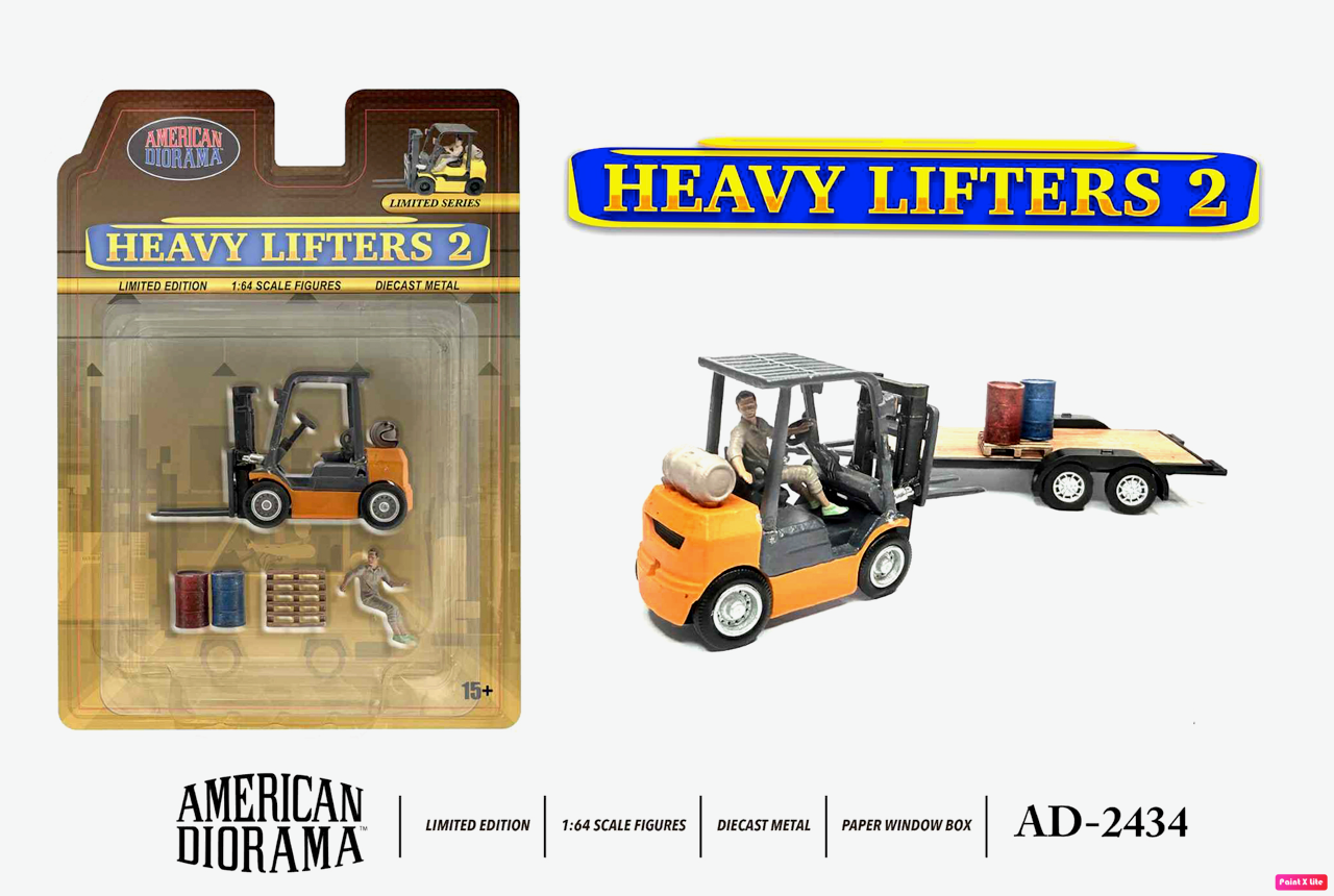 Preorder] American Diorama 1:64 Figure set - Heavy Lifters 2