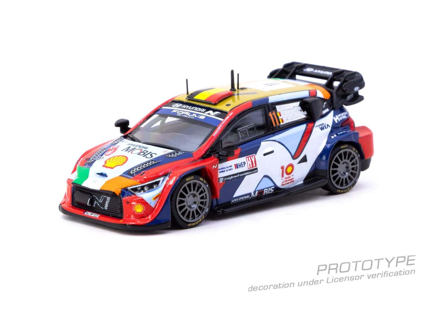 Preorder] Tarmac Works 1:64 Hyundai i20 N Rally1 Hybrid Croatia